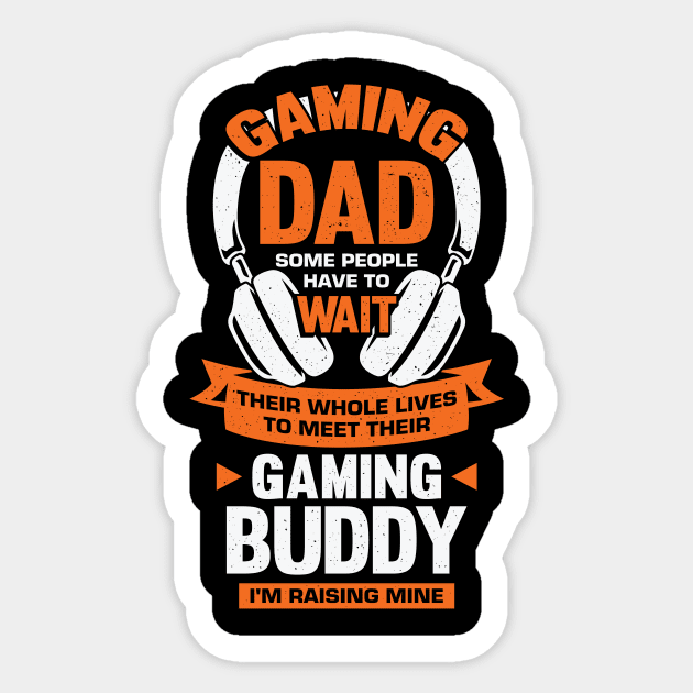 Gaming Dad Son Gamer Father Gift Sticker by Dolde08